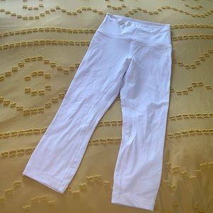 White 7/8 leggings